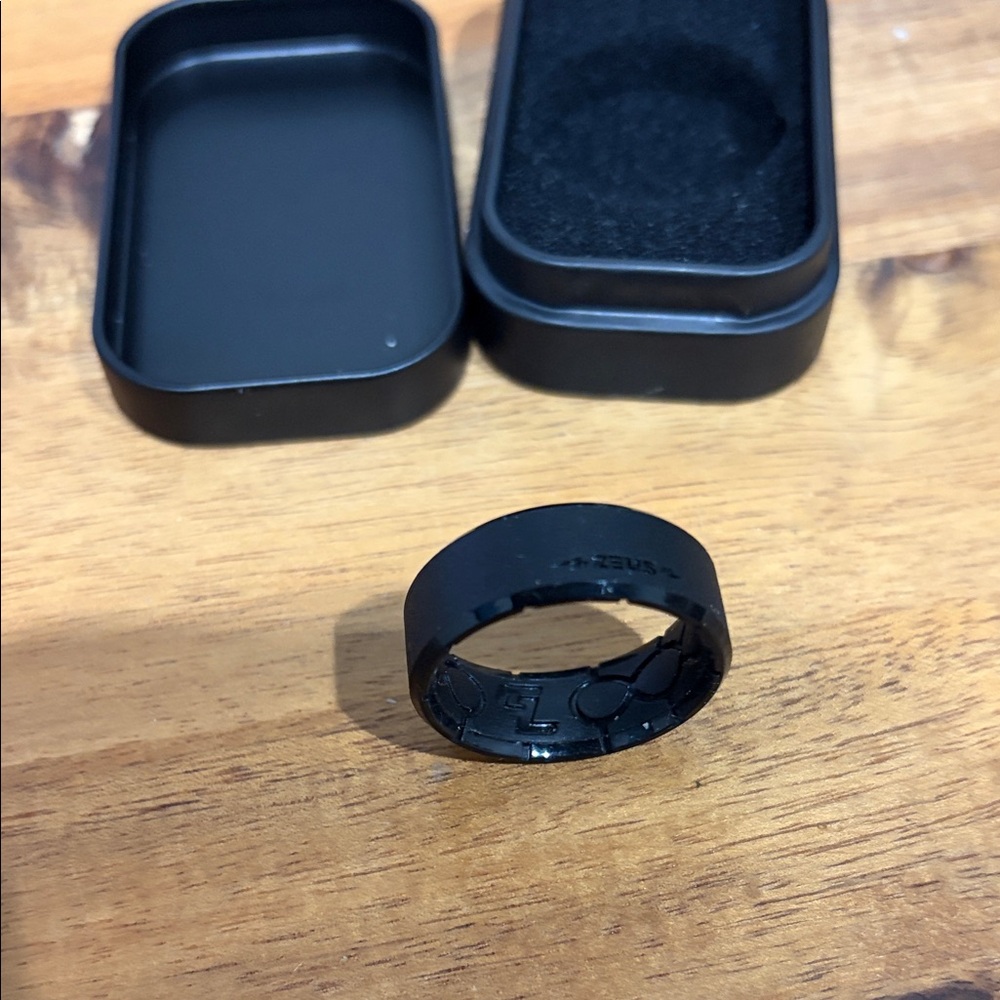 Groove Life Men's Zeus Edge Black Silicone Ring 11 - Picture 5 of 6
